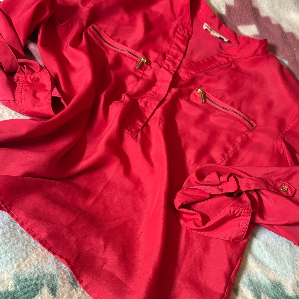 Michael Kors Red Blouse
